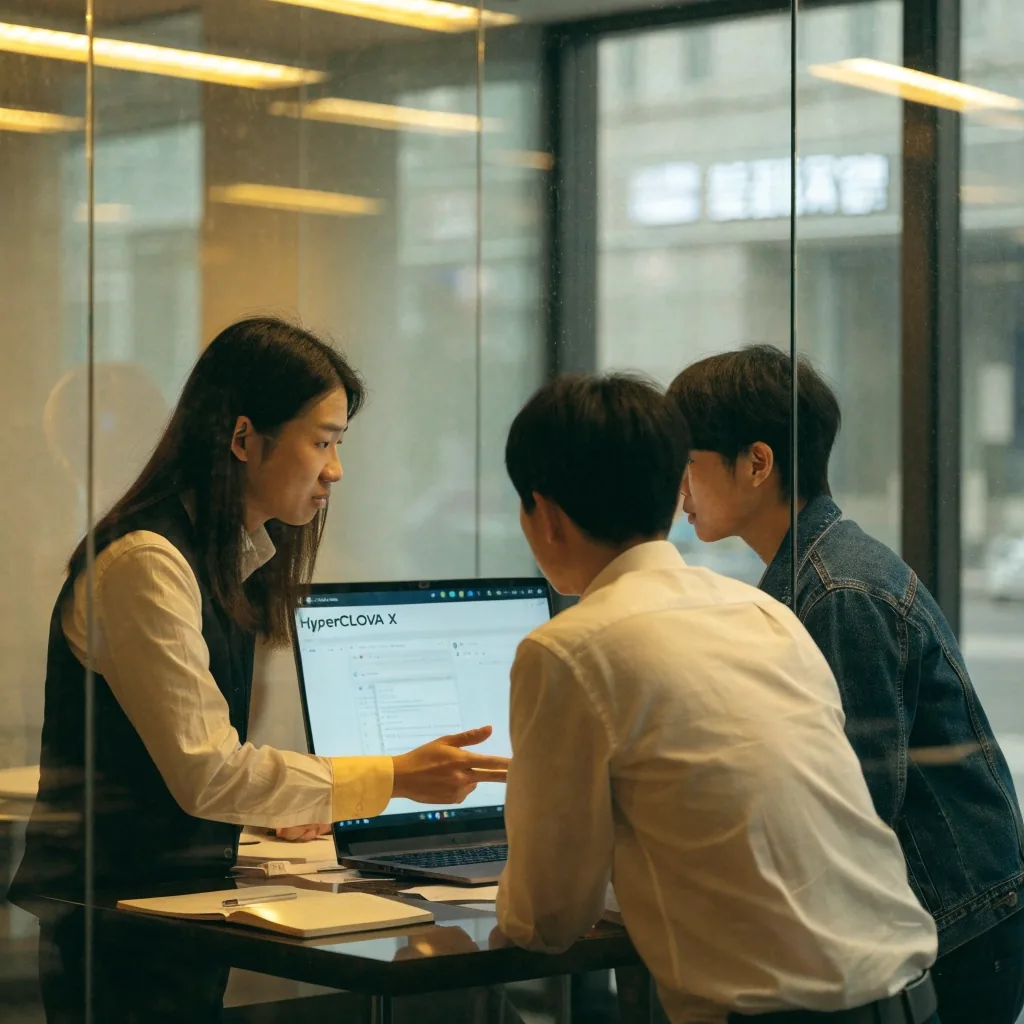 업무 샘플로 AI 도구를 시험하는 편집자 책상