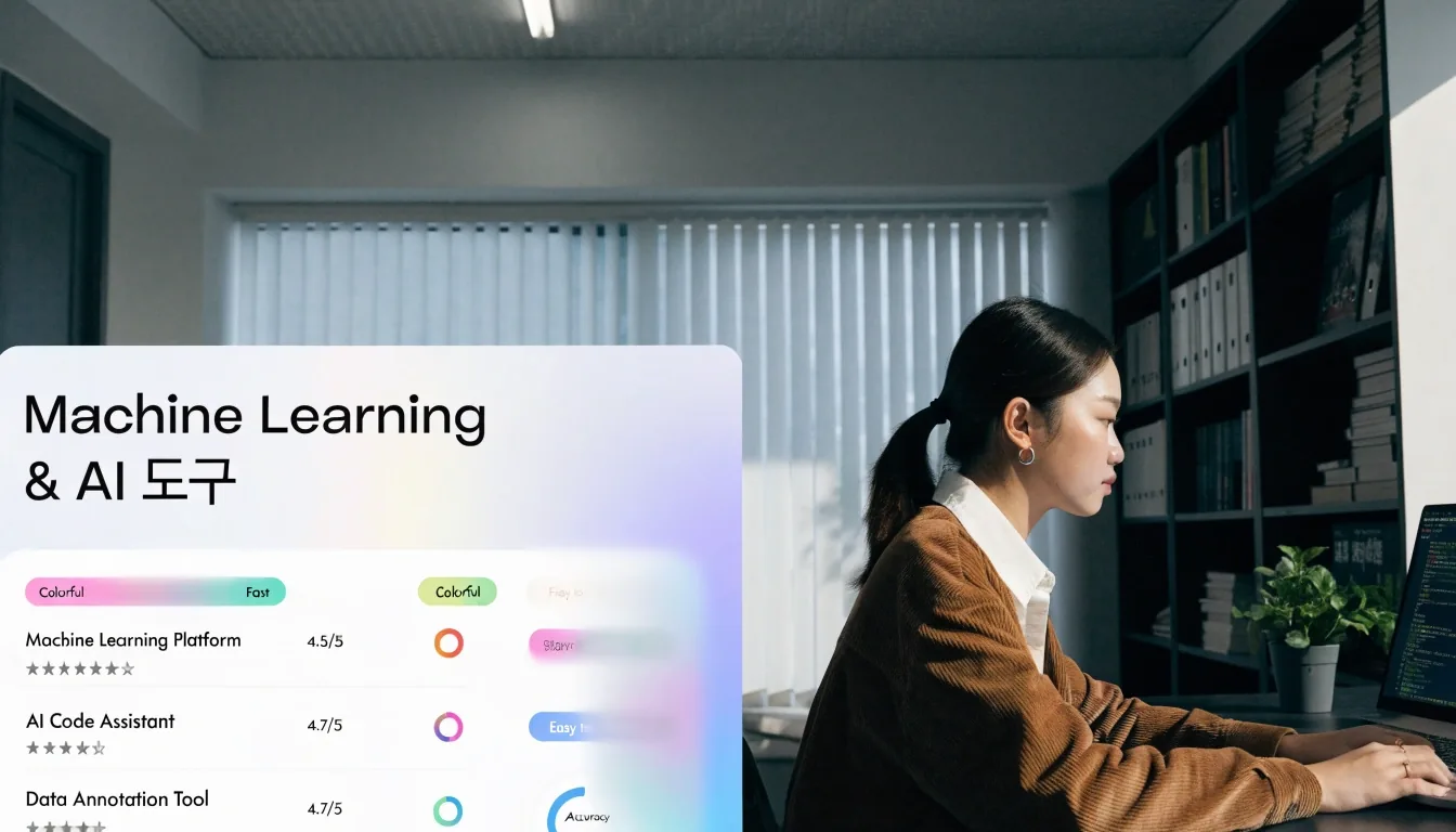 크리솔란 편집팀이 데스크에서 번역 도구 화면을 함께 살펴보는 장면